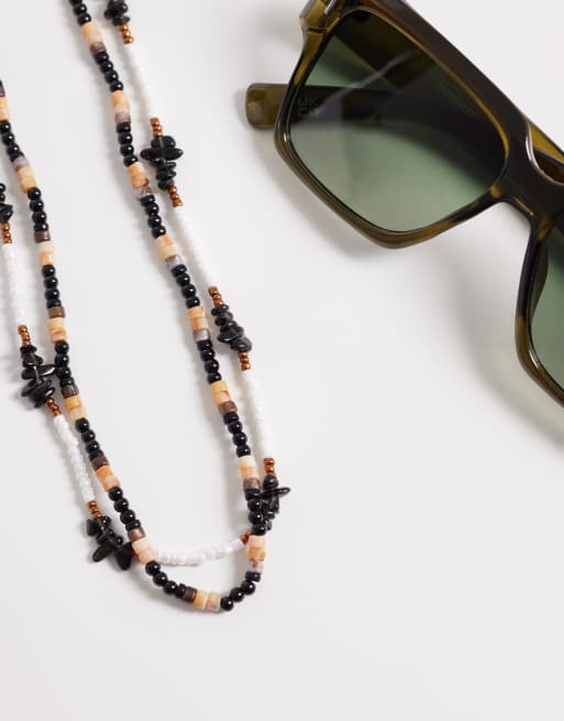 ASOS DESIGN – Flerfärgade pärlhalsband, 2-pack, 3 av 4