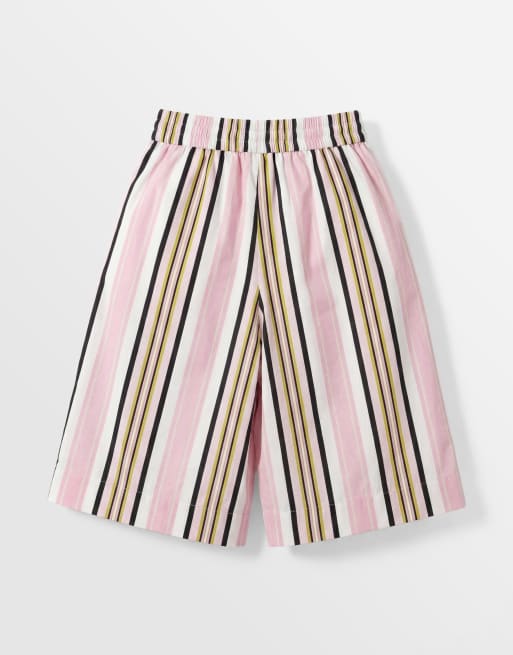 ASOS DESIGN – Flerfärgade, randiga shorts i lång modell, del av set, 7 av 9
