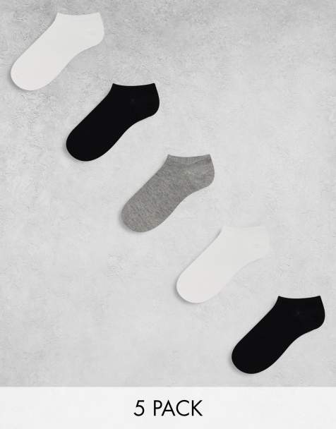 ASOS DESIGN – Flerfärgade träningsstrumpor, 5-pack - view 1