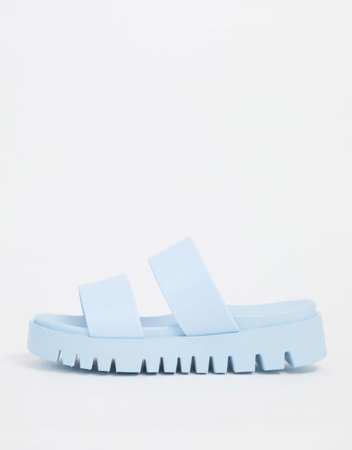 Asos design fadey chunky jelly best sale flat sandals