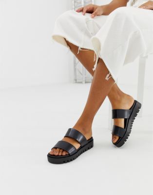 asos design fadey chunky jelly flat sandals