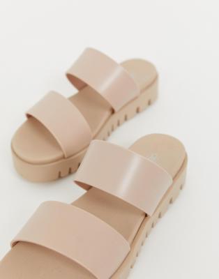 asos jelly flat sandals