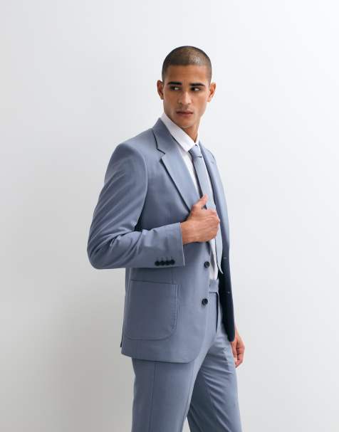 ASOS DESIGN - FlexMax™ - Giacca da abito slim fit blu - view 1