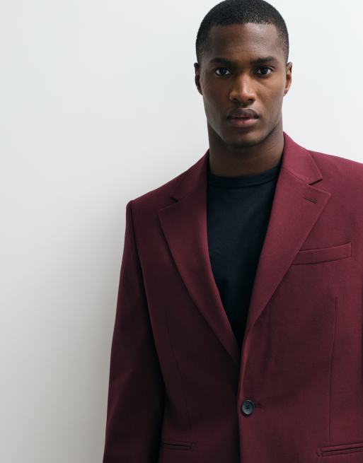 burgundy dress jacket BENEDETTA
