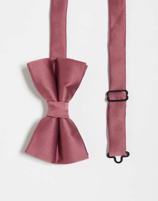 ASOS DESIGN – Fliege in Rosé