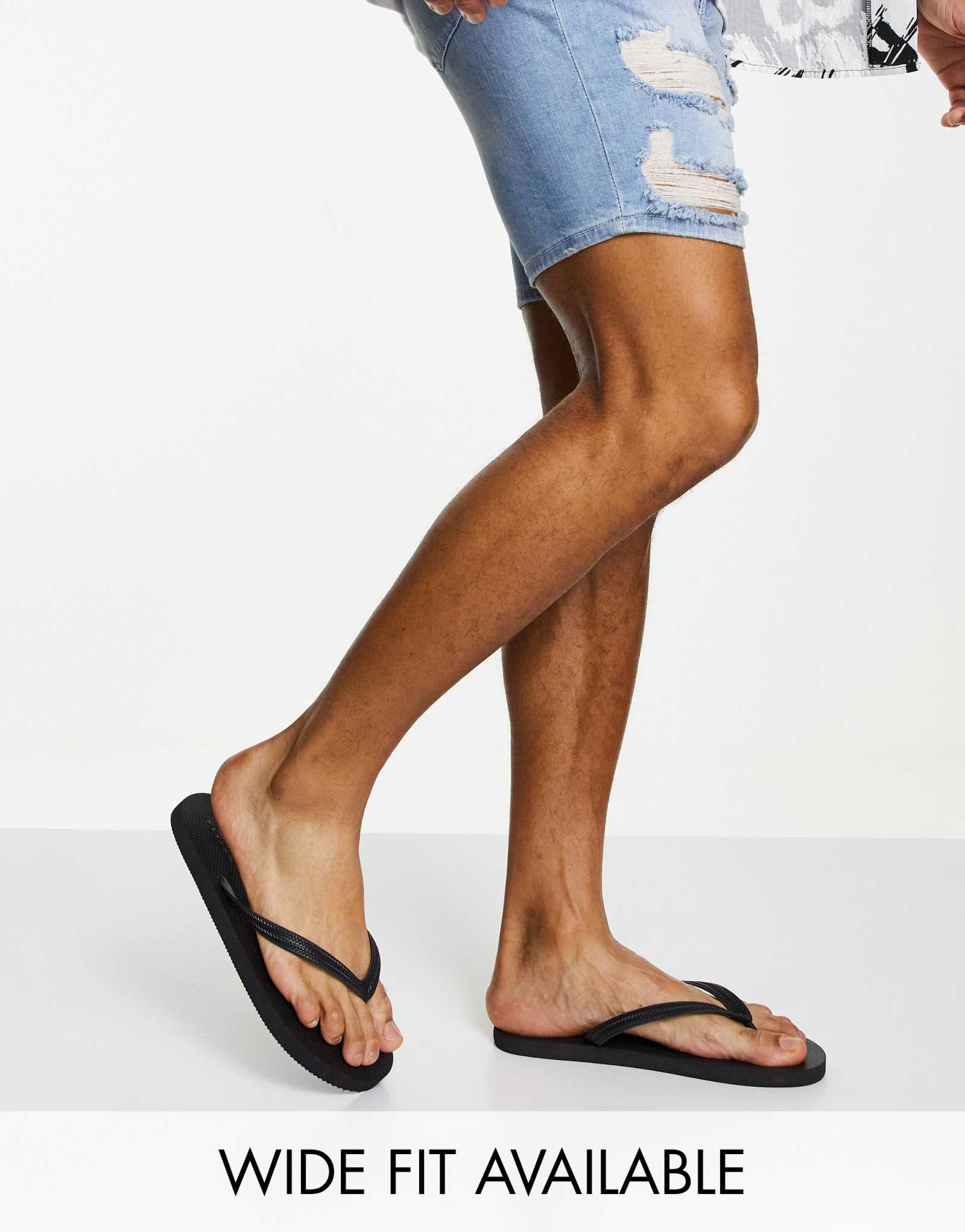 ДИЗАЙНЕРСКИЕ шлепанцы ASOS черного цвета