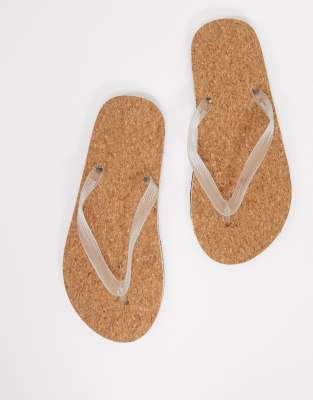 cork flip flops