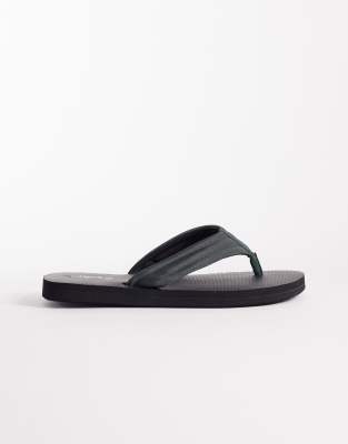  flip flops with grosgrain strap in khaki