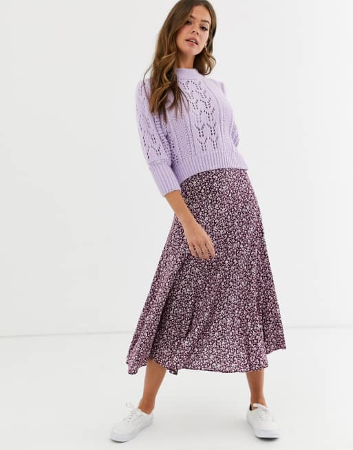 Flowy shop skirt asos