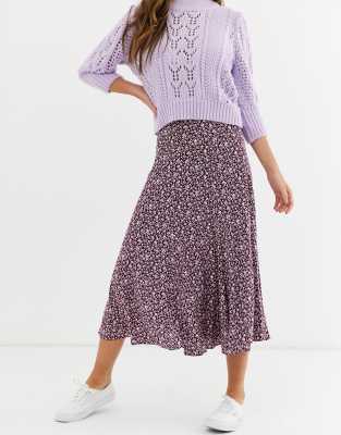 asos floral maxi skirt