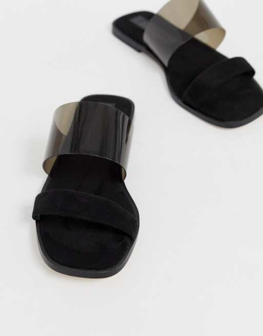 ASOS DESIGN Flirt clear slides, 4 of 4