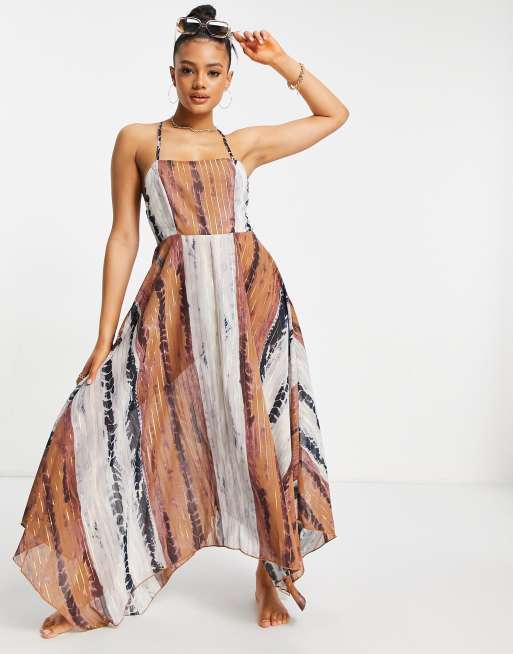 Tie dye outlet dress asos