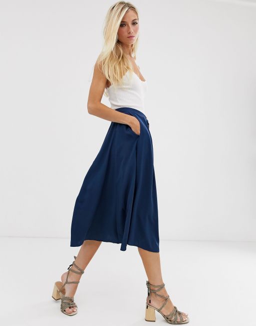 Asos design floaty midi skirt sale