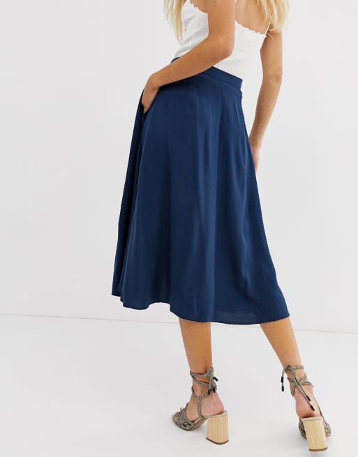 Asos floaty outlet midi skirt