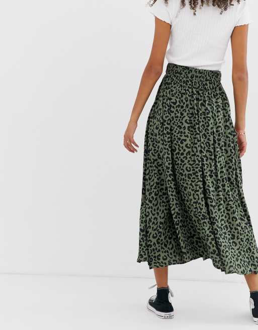 Asos design outlet floaty midi skirt