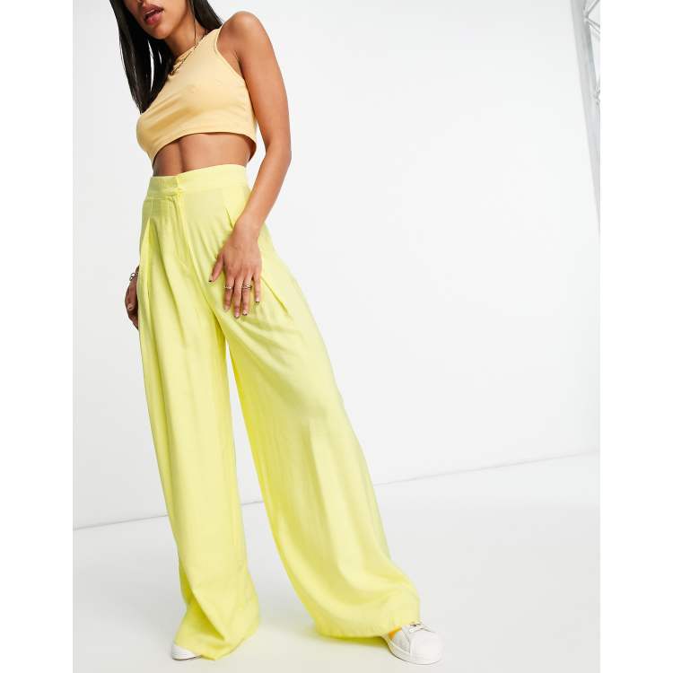 Asos yellow pants store