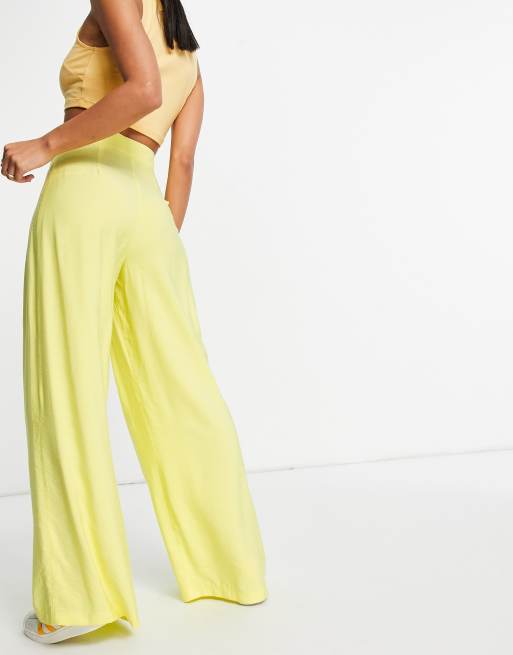 Asos yellow pants best sale