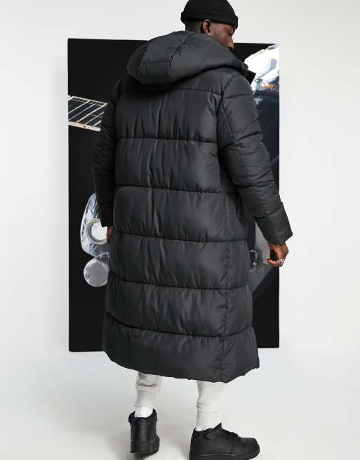 Floor length cheap puffer jacket