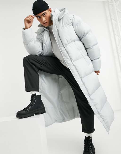 Floor length puffer sales jacket