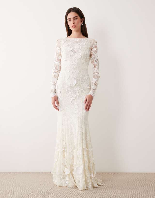 black lace maxi dress casual Petal and Pup Women's Keani Maxi Dress - Black Lace