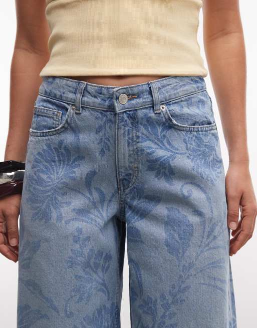 ASOS DESIGN Floral baggy boyfriend jean, 4 of 9