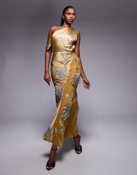 butter yellow silk dress Ondine Butter Yellow Dress Medium
