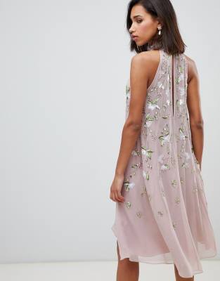 asos kleid pink