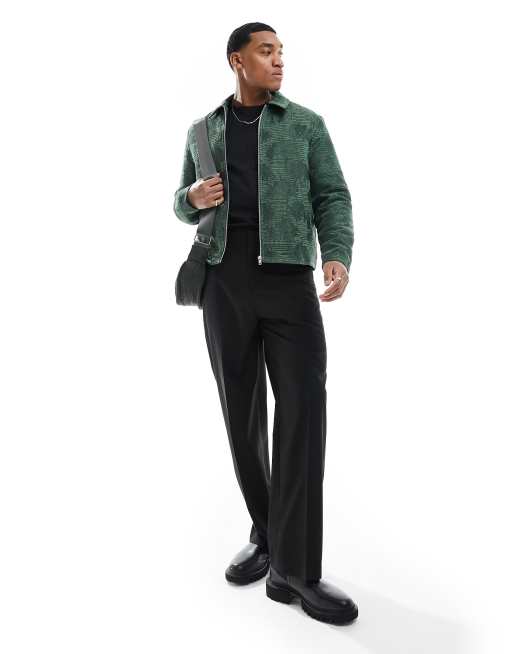 Asos embroidered jacket sale