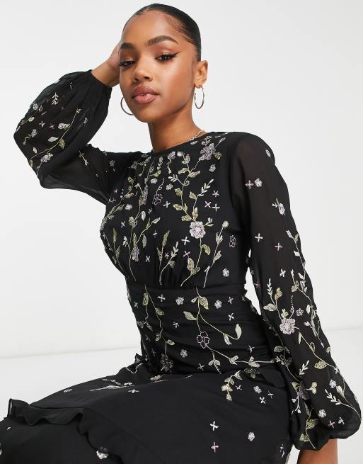 Floral dress asos best sale