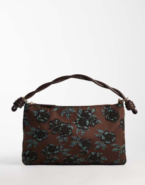 ASOS DESIGN floral jacquard shoulder bag - view 1