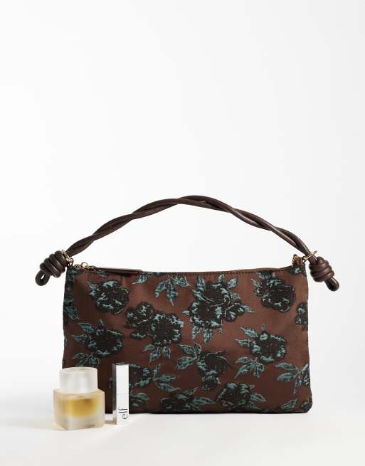 ASOS DESIGN floral jacquard shoulder bag, 2 of 4