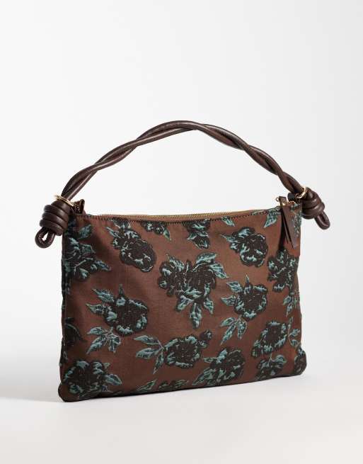ASOS DESIGN floral jacquard shoulder bag, 4 of 4