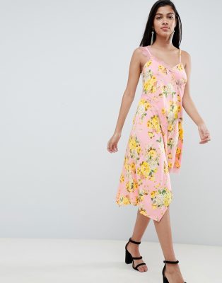 flower slip dress