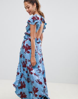 asos floral print dress
