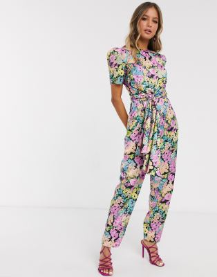 floral jumpsuit sleeves