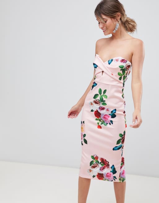 Asos floral shop scuba dress