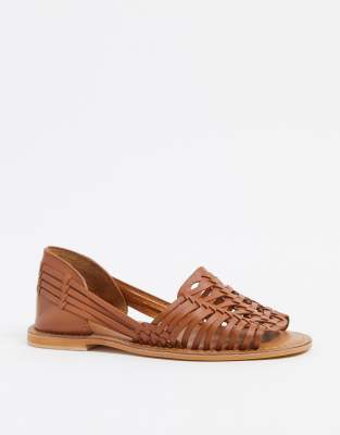 asos tan sandals