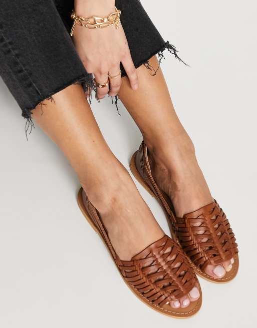 Asos woven hot sale sandals