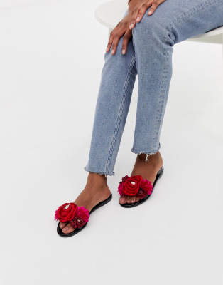 asos floral sandals