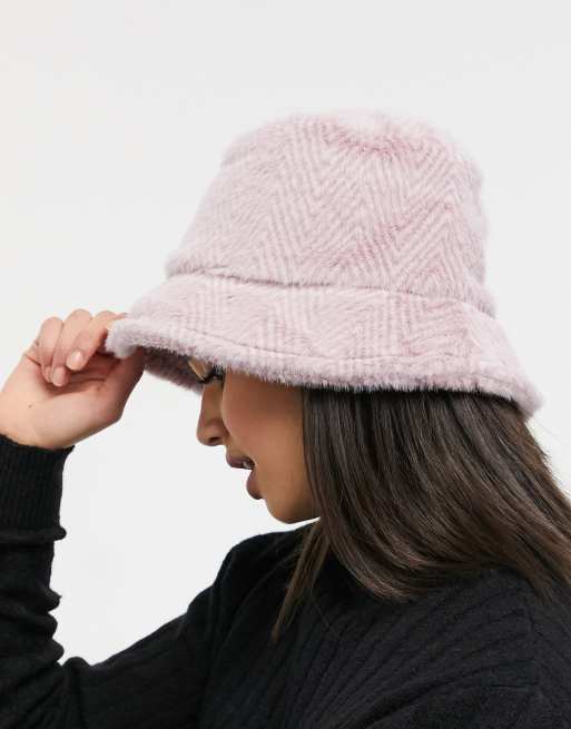 Asos fluffy bucket hat on sale