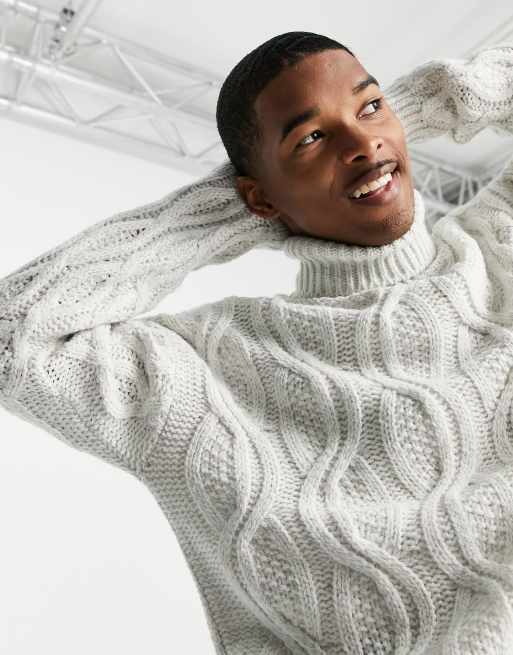 Asos cable sales knit sweater