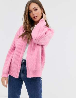 pink cardigan asos