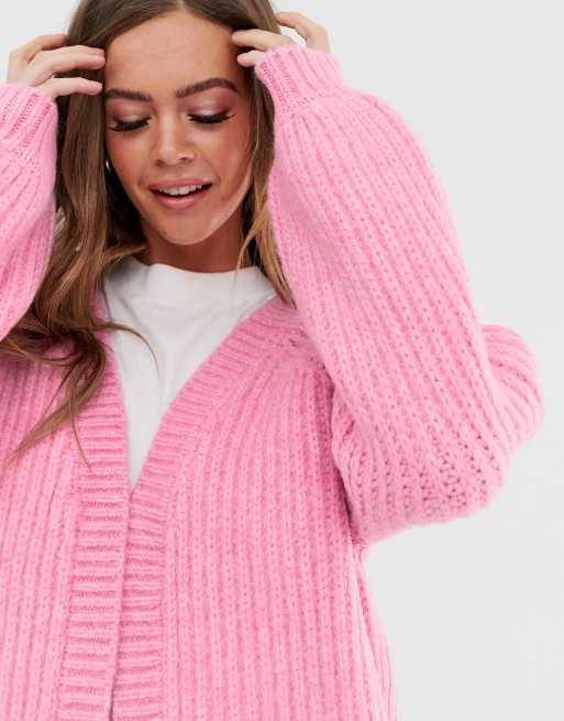 Asos chunky knit outlet cardigan