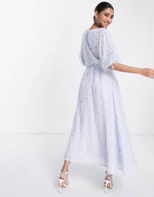 dusty blue dress asos