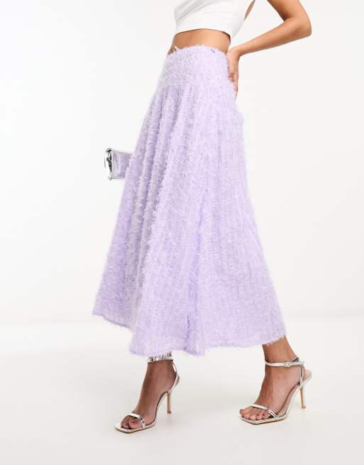 Lilac long clearance skirt