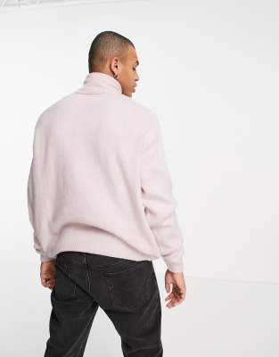 asos pink fluffy jumper