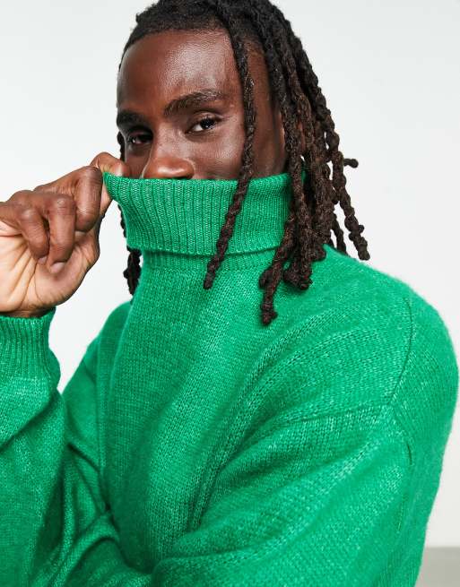 Neon green best sale zara turtleneck