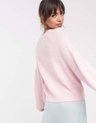 asos pink sweater