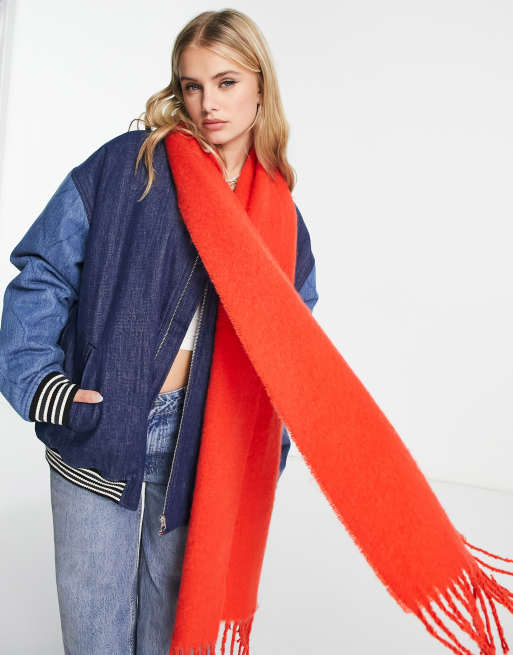 Asos hot sale red scarf