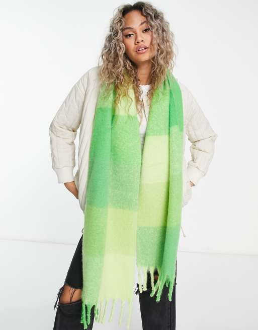 Green designer hot sale scarf